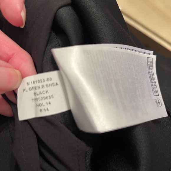 Banana Republic NWT black cowl-back sheath dress Size 10 - Picture 11 of 12